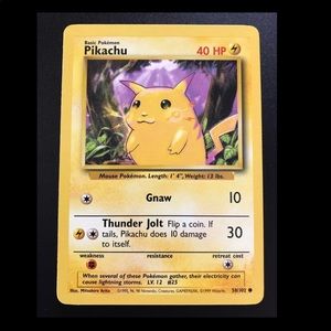 Pokemon 1999 Pikachu Card